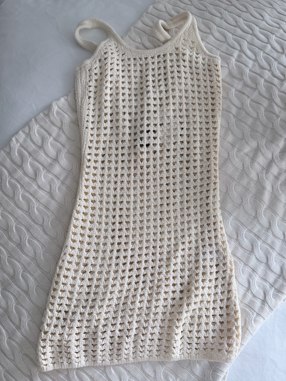 Solid & Striped Crochet Dress
